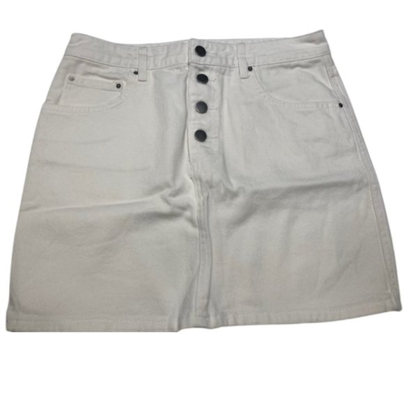 Billabong White Denim Miniskirt - Picture 3 of 4